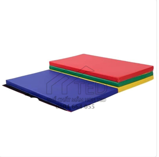 Đệm nhiều m&agrave;u sắc 5cm (gập 4) dụng cụ tập GymKids